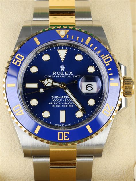 rolex oyster perpetual submariner blue face|rolex submariner 126613lb for sale.